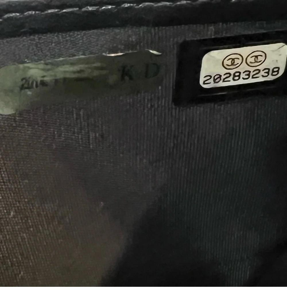 CHANEL Black Boy  Leather Wallet - Picture 6 of 10